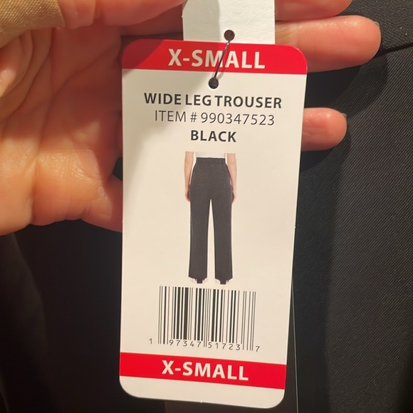 Black wide leg trouser pants size XS French Connection - Picture 4 of 4